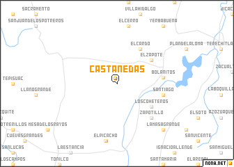 map of Castañedas