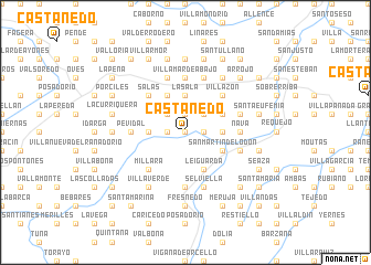 map of Castañedo