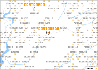 map of Castanedo