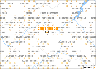 map of Castañedo