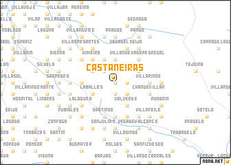 map of Castañeiras