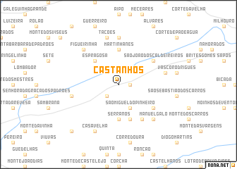map of Castanhos