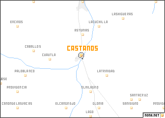 map of Castaños