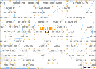 map of Castaño