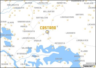 map of Castaño