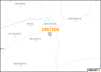 map of Castedo