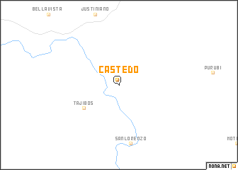 map of Castedo