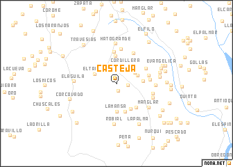 map of Casteja