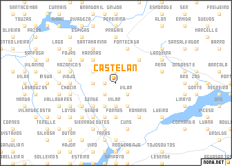 map of Castelán