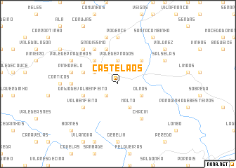 map of Castelãos