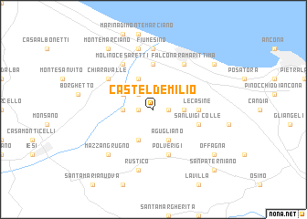 map of Castel dʼEmilio