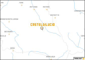 map of Castel di Lucio