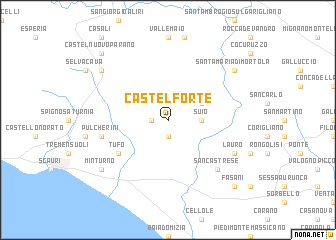 map of Castelforte