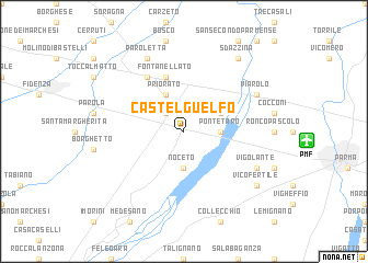 map of Castelguelfo