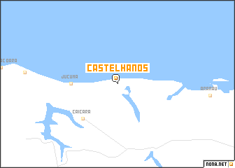 map of Castelhanos