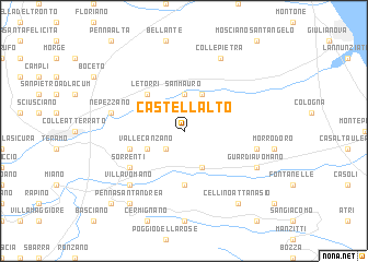 map of Castellalto