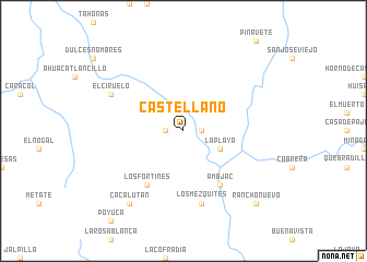map of Castellano