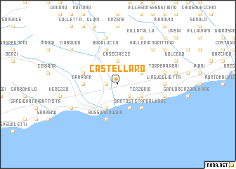 map of Castellaro