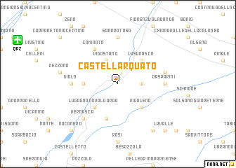 map of CastellʼArquato