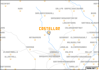 map of Castellar