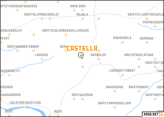 map of Castella