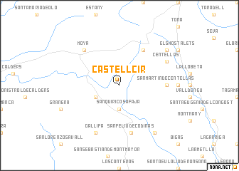 map of Castellcir