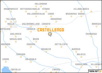 map of Castellengo