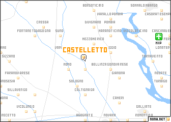 map of Castelletto