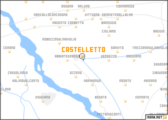 map of Castelletto