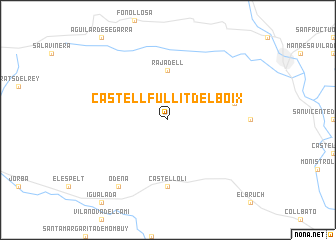 map of Castellfullit del Boix