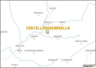 map of Castellnou de Basella