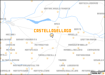 map of Castello del Lago