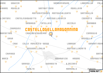 map of Castello della Madonnina