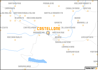 map of Castellone