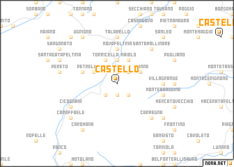 map of Castello