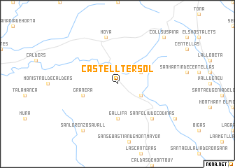 map of Castelltersol