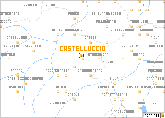 map of Castelluccio