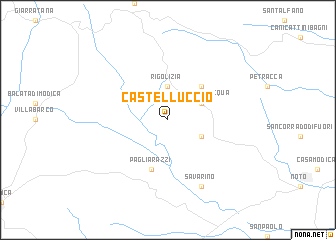 map of Castelluccio