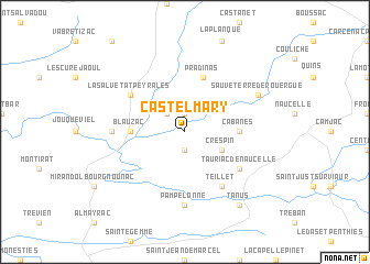 map of Castelmary