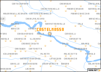 map of Castelmassa