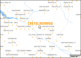 map of Castelmenardo