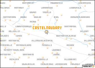 map of Castelnaudary