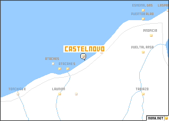 map of Castelnovo
