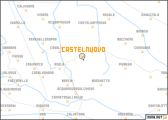 map of Castelnuovo