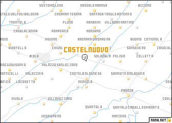 map of Castelnuovo