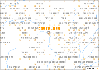 map of Castelões