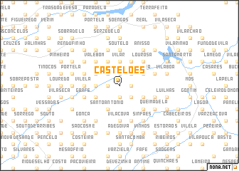 map of Castelões