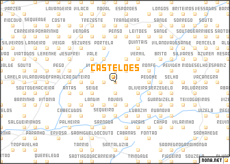 map of Castelões