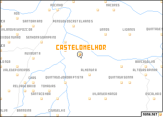 map of Castelo Melhor