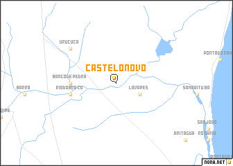 map of Castelo Novo